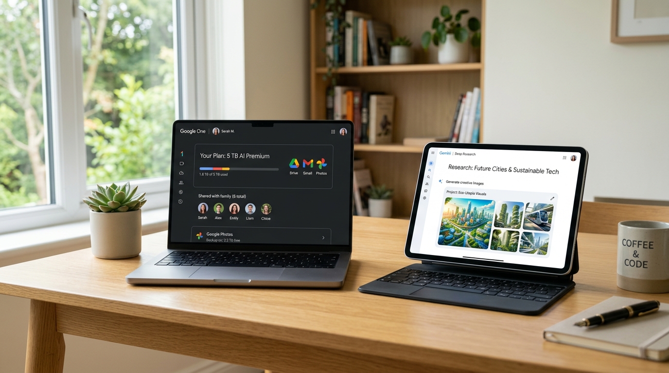 5TB Google One Cloud Storage Family